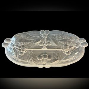 Vintage‎ Mikasa Bountiful Cherries 3-Sectional Serving Dish / Platter
